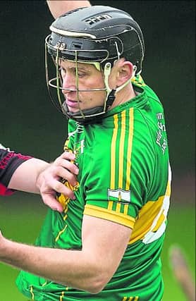 Michael O'Sullivan had a great game for Ballybacon/Grange when they beat Cork team St. Catherine's in the Munster Club Junior Hurling Championship semi-final in Ardfinnan.