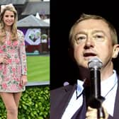 Vogue Williams and Louis Walsh