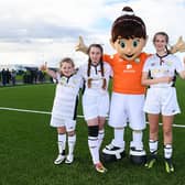 Tipperary attendees Lauren Corcoran (Killenaule Moyglass Ladies), Katie O'Connor (Cahir Park AFC) and Louise McGrath (Ballymackey Football Club) at the Aviva Soccer Sisters Golden Camp.