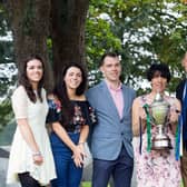 John and Maria Walsh with their three children, Claire and Helena and Brendan Walsh of Ballylooby, Cahir