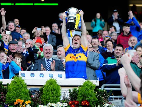 Brian Fox captained Tipperary to a league final win over Louth in April.