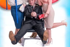 Deirdre Ryan, Caroline Brahan, Siobhán Dempsey and Willie Bun in '9 to 5'