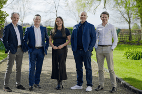 Ruby Walsh, Fran Berry, Dawn Wynne, JP Wynne and Emmet McNamara at the launch of Complete Sports Management