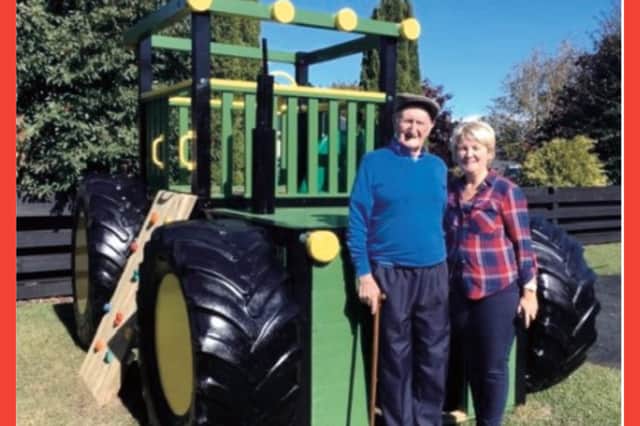 The late Jerry Darmody, Newhill, who was a huge inspiration in Scallywags' journey and who enjoyed the many visits from children to his farm