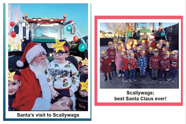 Santa's visit to Scallywags'