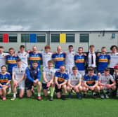 CBS Thurles students and teachers at the annual soccer match