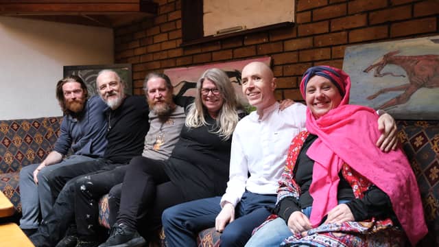 Alex Roche, Rob Carney, Brendan Fahey, Marion Stern, Alan Manning and Libuse Horankova.