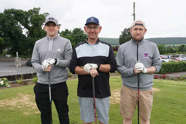 Shane, Tom & Paddy Regan at the golf classic