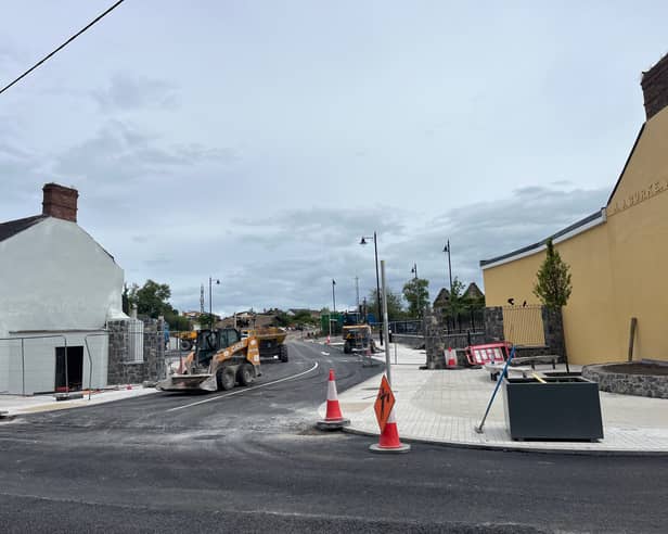 Photo taken yesterday of the new car park in Cahir, which is said to open today