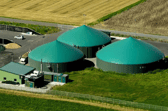 Example of an anaerobic digestion plant: File photo.