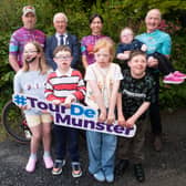 Irish Olympian cyclist, Ciarán Power, Cllr. Declan Barry Deputy Mayor of Waterford Metropolitan District. Irish Olympian cyclist, Kelly Murphy, members of the Waterford branch of Down Syndrome Ireland and Founder of Tour de Munster, Paul Sheridan pictured at the official launch of the 26th annual Tour de Munster, in aid of Down Syndrome Ireland (DSI) Munster branches. The launch was held in Mount Congreve, Waterford, on Friday, 29th June. The four day charity cycle is set to take place from August 6th-9th and will see amateur cyclists travel 600 km across Munster, in efforts to raise vital funds for the Munster branches of DSI. For more information see www.tourdemunster.com