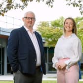 MSD Ballydine Site Lead Matt Maher alongside Chloe Murphy Ryan, Senior Quality Assurance Specialist. 