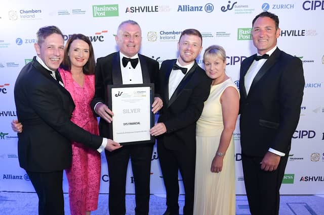 SYS Financial team at the awards ceremony