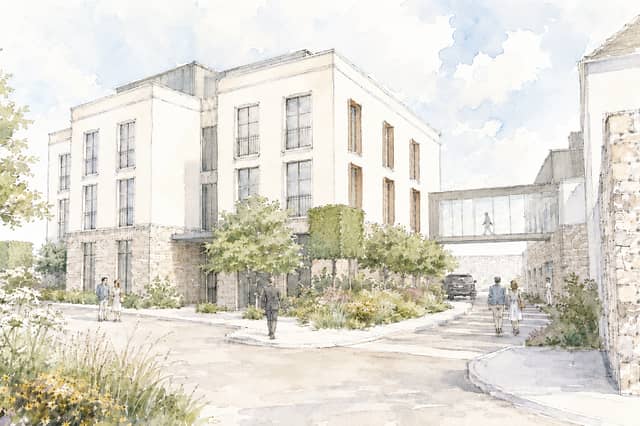 An artist's impression of what the proposed Cashel Palace extension will look like