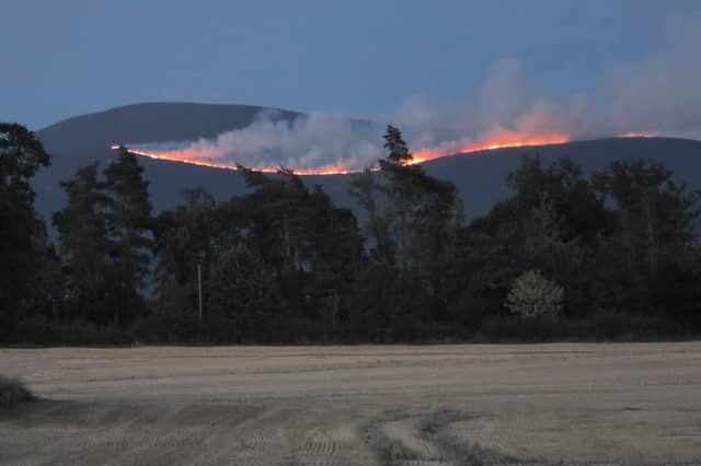 Slievenamon at about 10pm on Monday evening