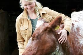 Mimi Crawford on her farm in Cloughjordan 