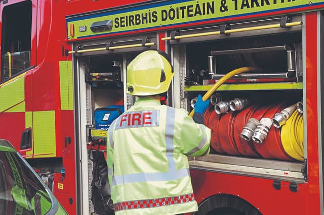 A firefighter at work (file photo)