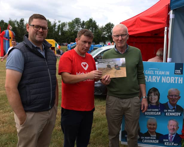 Rory Kennedy, James Treacy, and Cllr Willie Kennedy