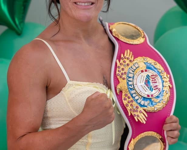 European boxing champion Shauna Browne