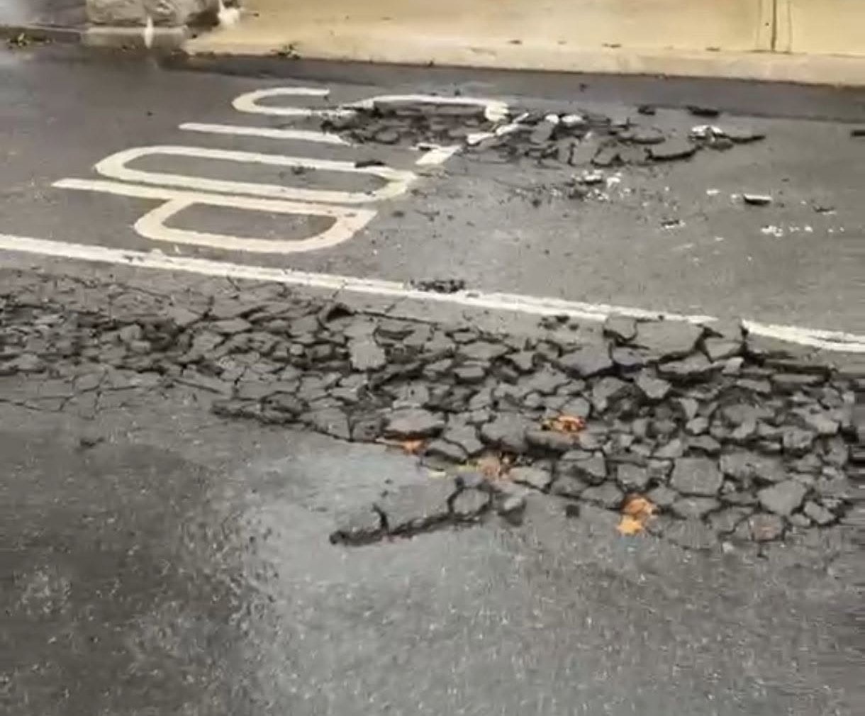 Heavy rainfall sparks warning over 'very dangerous' road surface in ...