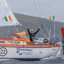 Pat Lawless leaving Dingle Co Kerry sailing to Les Sables d'Olonne. Photo: Kieran Ryan-Benson