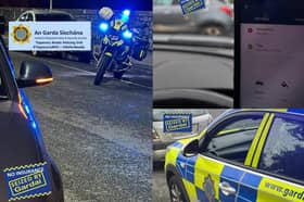 Photos of the cars seized by Tipperary Roads Policing Unit gardaí  