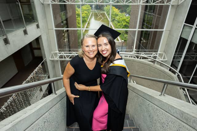 Emma Wright with her mother Paula