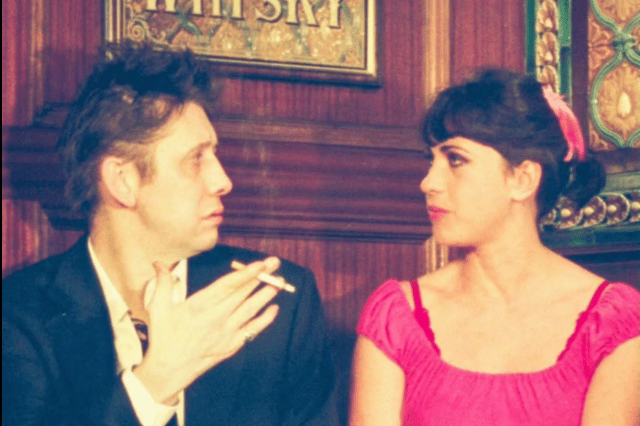 The late Shane MacGown with his sister Siobhán