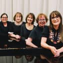 Ceola members Jenny O Dwyer, Geraldine Delaney, Maria McElgunn, Rosalie Butler & Susan O'Dwyer