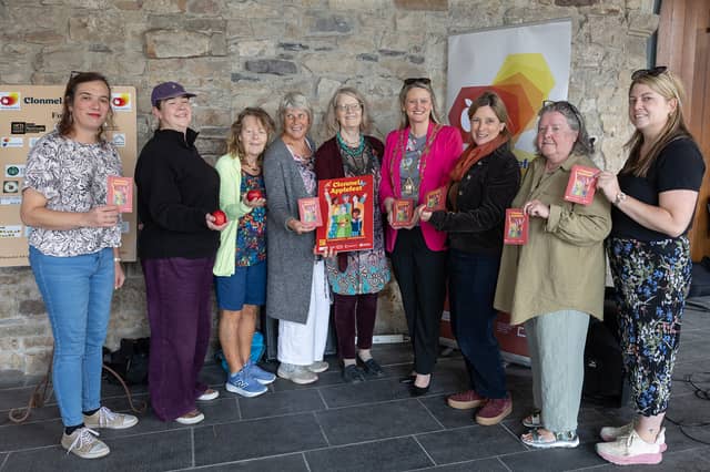 Group pictured at the launch of Clonmel Applefest
