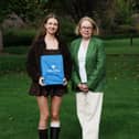 Sarah Barry with Deputy Principal Ms Margaret Moore