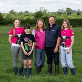 The Breen family, Simon and his wife Carol, with their children Julia, Sarah and Peter  
