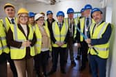 Minister Jerry Buttimer took a sledgehammer to begin the works in Cahir back in October 2025
