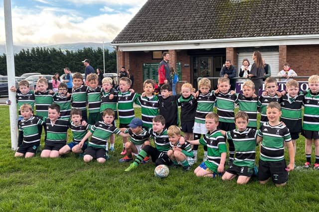 Clonmel Rugby Club's Under 7s who played in the East Munster Blitz