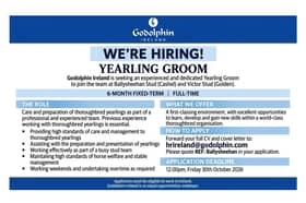 Applicants must be eligible to work in Ireland