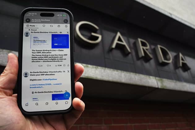 An Garda Síochána X account hacked
