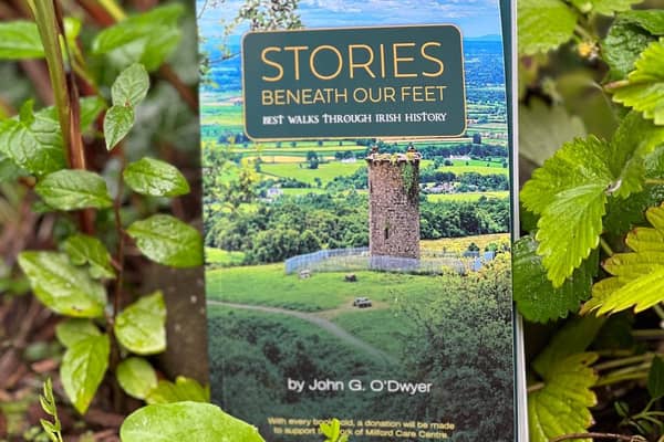 The cover of John G. O'Dwyer's new book Stories Beneath Our Feet: Best Walks Through Irish History