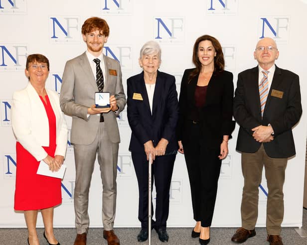 Tipperary scholar James Hyland at the 2026 Naughton Foundation Scholarship awards