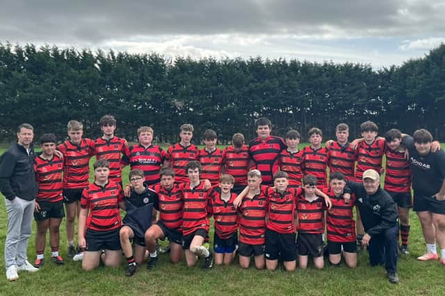 The Clonmel High School CBS Under 16 team that defeated Villiers School in the Mungret Shield
