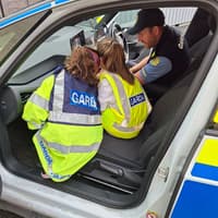 Tipperary gardaí visit local primary school for road safety talk before Halloween