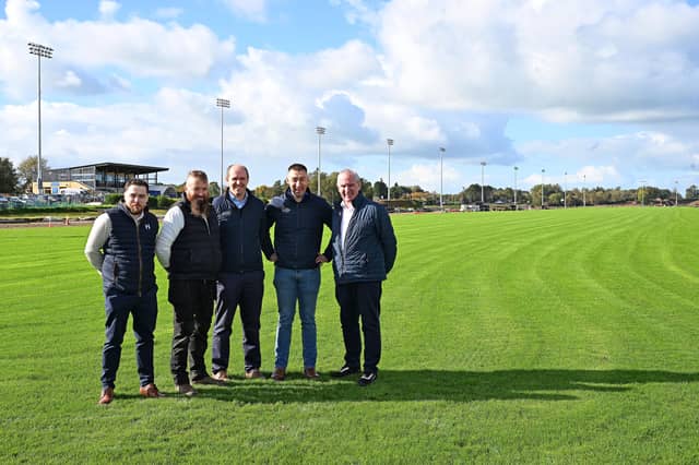 The Tipperary Racecourse team - Keith Walsh, Daniel Downey, Andrew Hogan, manager; Perry Power and Tipperary Racecourse Committee Chairman Maurice Moloney
