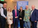 Peter Cox , Sharon Foley CEO , Richard Hammond , Professor Sue Yeandle , Joanne Powell , Richie Molloy at the conference
