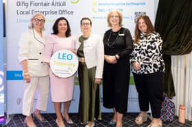 LEO Tipperary Group pictured at the National Women's Enterprise Day 2026, Mid West Region event which took place at The Dunraven Arms Hotel, Adare, Co Limerick