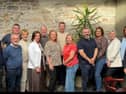 Fourteen members of the group of proponents who instigated the the Clonmel Business Improvement District initiative. 