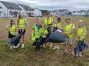 Some of the young volunteers in the Kilsheelan Tidy Town group.Kilsheelan was named today as a winner in the Young Persons in Tidy Towns Award, securing €1,000 as a regional winner in that category.
