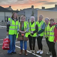 ICA ladies join Cahir Tidy Towns Group on a special mission to tackle flower beds