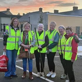  Cahir ICA Ladies helped the Cahir Tidy Towns Group with  flower bed cleaning at the new car park

