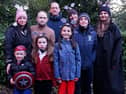 The O’Brien, Enright and Regan families enjoyed the Scare in Cahir Walk 
