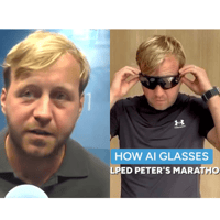 'Completely and utterly game-changing': visually impaired Tipperary man tests AI glasses in Dublin marathon