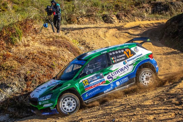 Casey Jay Coleman behind the wheel of the RLA-Autosport prepared Skoda Fabia RS Rally2